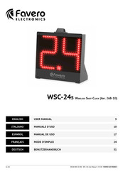 Favero Electronics WSC-24S User Manual