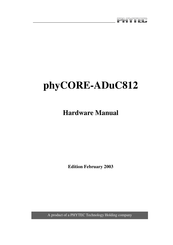 Phytec phyCORE-ADuC812 Hardware Manual
