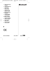 EINHELL BT-SG 100 Operating Instructions Manual