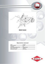 KUHN RW1600 Operation Manual