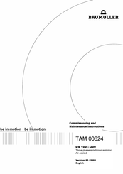Baumuller DS 100 Commissioning And Maintenance Instructions