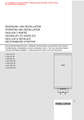 Stiebel Eltron PSH 30 TM Operating And Installation