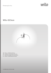 Wilo SiClean 4 Installation And Operating Instructions Manual