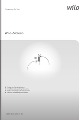 Wilo SiClean Series Installation And Operating Instructions Manual