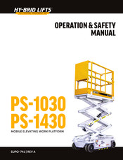 Custom Equipment PS-1430 Operation & Safety Manual
