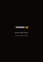 Defender 4K4T16B16 Quick Start Manual