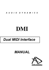Audio Dynamics DMI 30 Manual
