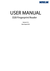 Makim D20 User Manual