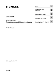 Siemens SIMOTION Function Manual