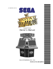 Sega Royal Rumble Standard Version Owner's Manual
