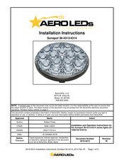 AeroLEDs Sunspot 36 4313-H Installation Instructions Manual