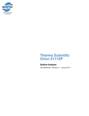 Thermo Scientific Orion 2111XP Manual