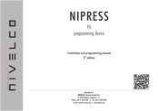 Nivelco NIPRESS P6 Installation And Programming Manual