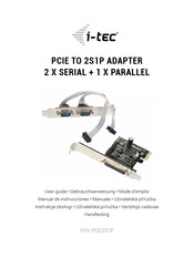 i-tec PCE2S1P User Manual