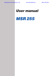 MSR 255 User Manual