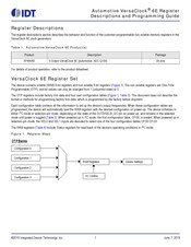 IDT VersaClock 6E Register Descriptions And Programming Manual