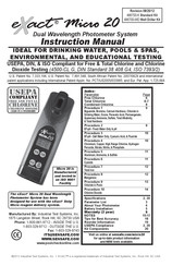 ITS Telecom eXact Micro 20 Instruction Manual