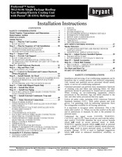Bryant 581J 04 Series Installation Instructions Manual