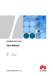 Huawei SUN2000-43KTL-IN-C1 User Manual