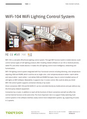 Tider Sign WiFi-104 Manual