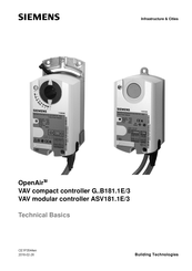 Siemens OpenAir GLB181.1E/3 Technical Basics