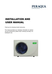 Peraqua 74788 Installation And User Manual