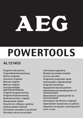 Aeg AL1214G3 Original Instructions Manual