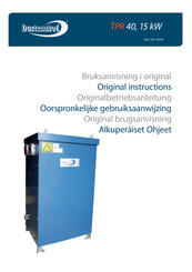 Dustcontrol TPR 40 Original Instructions Manual