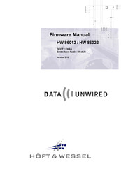 Hoft & Wessel HW 86022 Firmware Manual