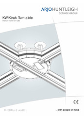 Arjohuntleigh KWIKtrak Turntable Series Instructions For Use Manual