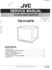 Jvc TM-H140PN Service Manual