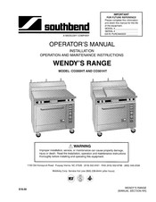 Middleby Southbend CO301HT Operator's Manual