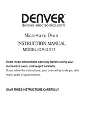 Denver OM-2011 Instruction Manual
