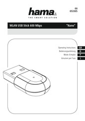 Hama 053305 Operating Instructions Manual