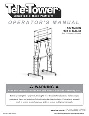 Paragon Pro Tele-Tower 1101-96 Operator's Manual