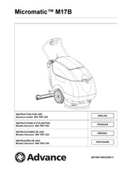 Advance acoustic Micromatic M17B Instructions For Use Manual