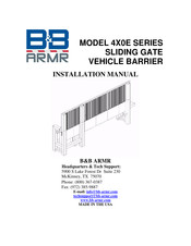 B&B ARMR 450 Installation Manual