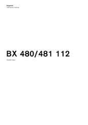 Gaggenau BX 481 112 Instruction Manual