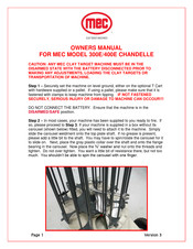 Mec 300E Owner's Manual