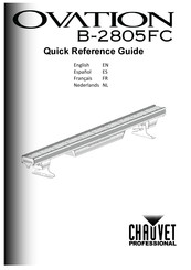 Chauvet Professional Ovation B-2805FC Quick Reference Manual