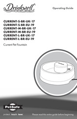 Petsafe Drinkwell CURRENT-M-BR-UK-17 Operating Manual