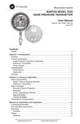ITT BARTON 763A User Manual