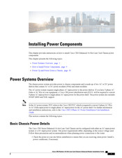 Cisco CRS Series Installation Manual