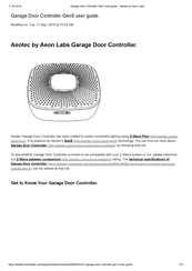 Aeon Labs Aeotec User Manual