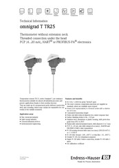 Endress+Hauser Omnigrad T TR25 Technical Information