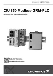 Grundfos CIU 850 Installation And Operating Instructions Manual