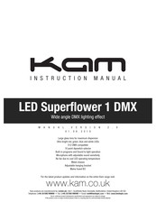 Kam LED Superflower 1 DMX Instruction Manual