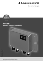 Leuze electronic MA 258i Operating Instructions Manual