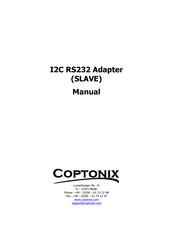 COPTONIX I2C-RS232-Adapter Manual