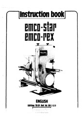 emco emco-rex Instruction Book